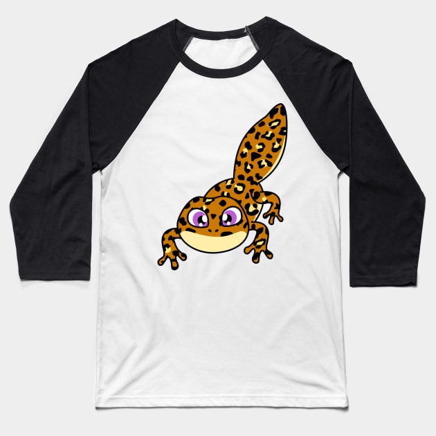 Leopard Gecko Baseball T-Shirt by CoreyUnlimited